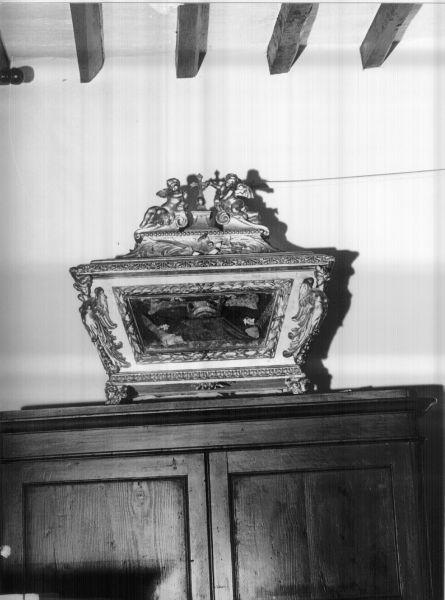 reliquiario - ambito toscano (sec. XVIII)