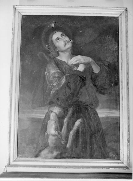 SAN ROCCO (dipinto) - ambito italiano (sec. XIX)