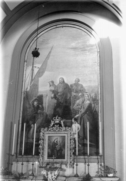 PESCA MIRACOLOSA (dipinto) di Bartolena Giovanni (prima metà sec. XIX)