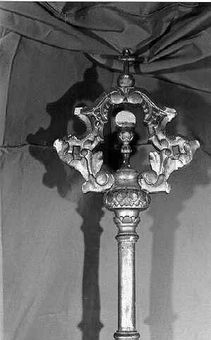 mazza processionale - ambito lunigianese (secc. XVIII/ XIX)