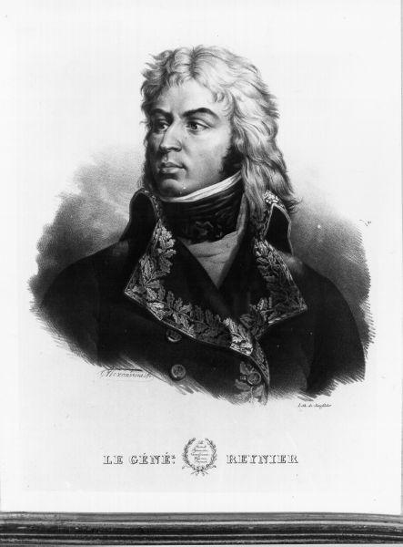 Generale Reynier, ritratto d'uomo (stampa) di Alexandrine P (terzo quarto sec. XIX)