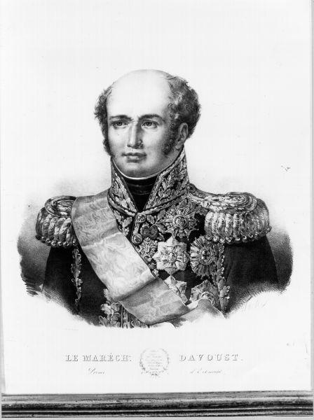 Le Maréch.l Davoust/prince d'Eckmulh, ritratto d'uomo (stampa) di Trolli (terzo quarto sec. XIX)