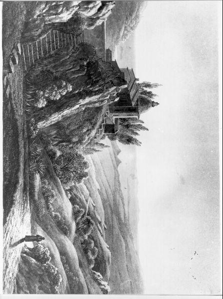 Ermitage de la Madonna di Monserato, Madonna (stampa) di De Forbin Auguste, Le Grand Paul (secondo quarto sec. XIX)