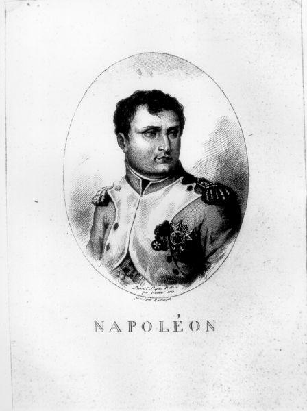 Napoléon, ritratto d'uomo (stampa) di Vauthièr Michel, Joseph George Francis (sec. XIX)