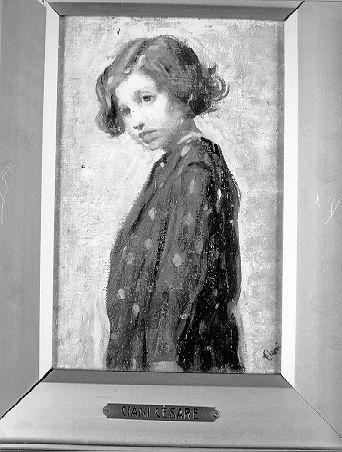 ritratto di donna (dipinto) di Ciani Cesare (ultimo quarto sec. XIX)