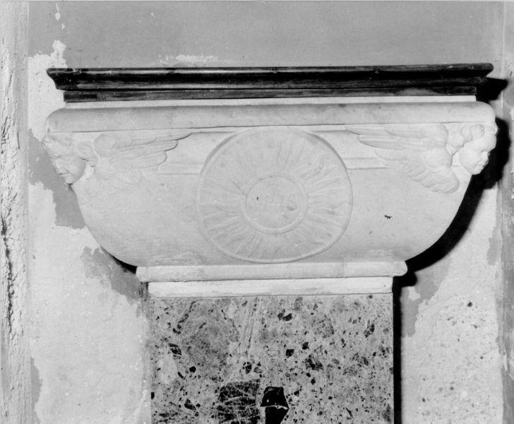 fonte battesimale - bottega toscana (sec. XIX)