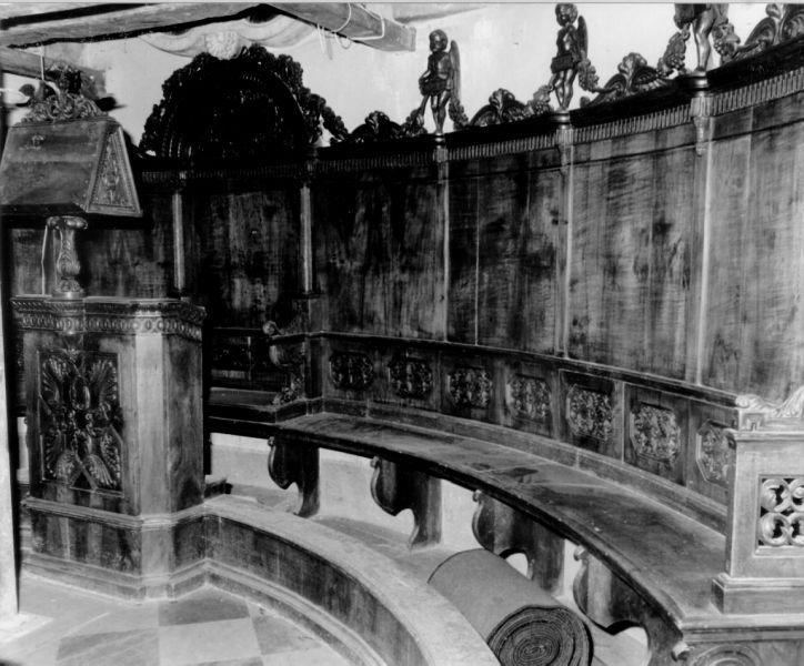 stalli del coro - bottega versiliese (sec. XIX)