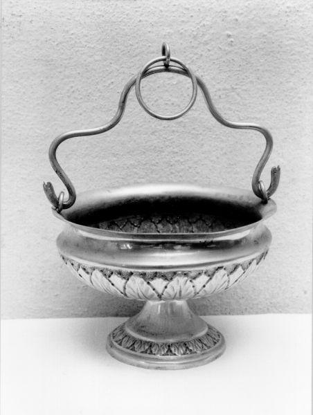 secchiello per l'acqua benedetta - bottega lucchese (sec. XIX)
