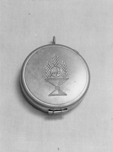 pisside da viatico - bottega lucchese (sec. XX)