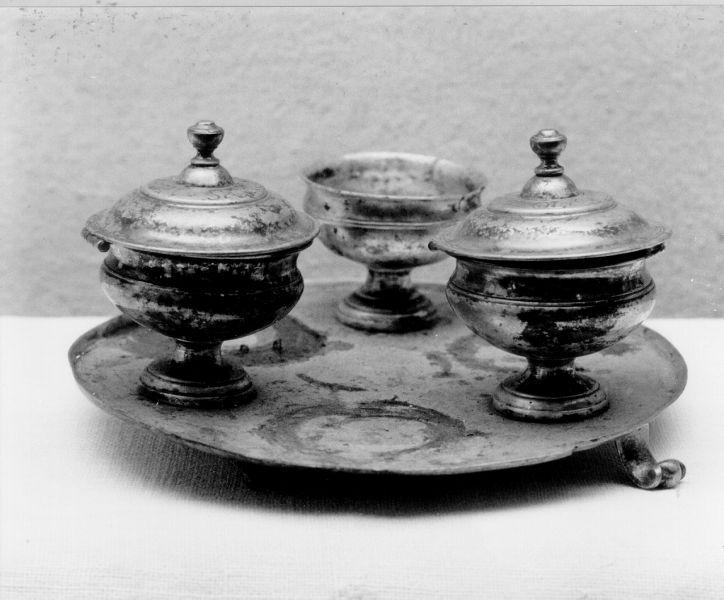 vasetti per oli santi - bottega lucchese (sec. XIX)