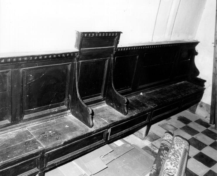 stalli del coro - bottega versiliese (sec. XVIII)