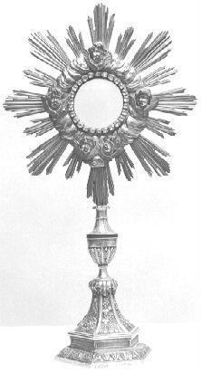 ostensorio di Albertini Giuseppe (sec. XIX)