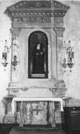 altare - a edicola, serie - ambito apuoversiliese (sec. XIX)