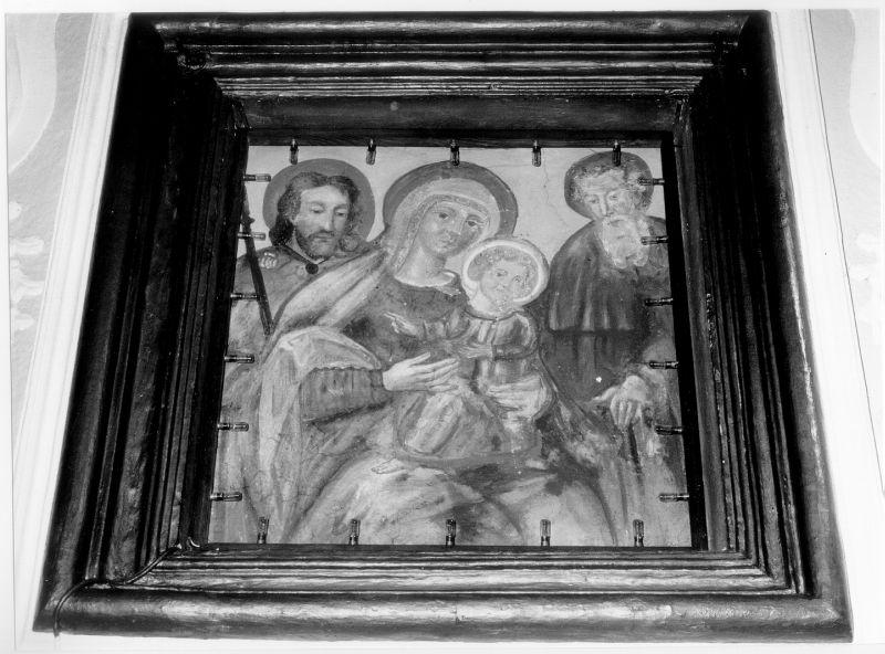 Madonna con Bambino e altri personaggi (dipinto) - ambito italiano (secc. XVIII/ XIX)