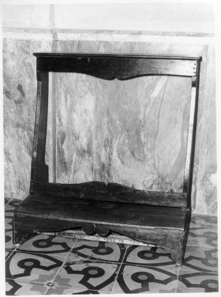 inginocchiatoio - ambito lunigianese (sec. XIX)