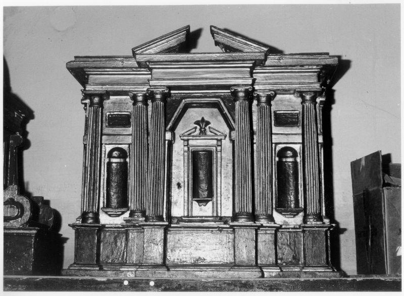 tabernacolo - a tempietto - ambito lunigianese (secc. XVIII/ XIX)
