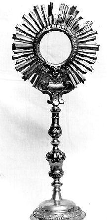 ostensorio di Razzuoli Luigi (prima metà sec. XIX)