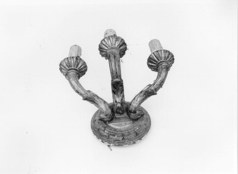 candeliere da parete - ambito lunigianese (sec. XIX)