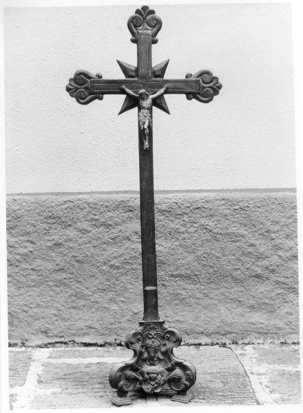 croce d'altare - bottega italiana (sec. XIX)