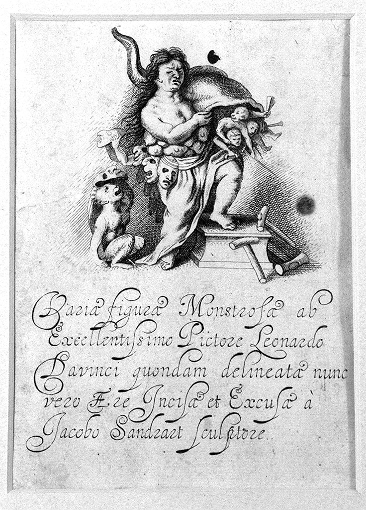 figure mostruose (stampa, serie) di Von Sandrart Jakob, Leonardo da Vinci (sec. XVII)