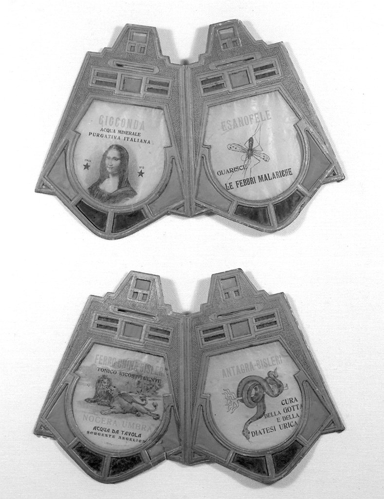 ritratto di donna e animali (stampa, serie) - ambito italiano (?) (sec. XX)