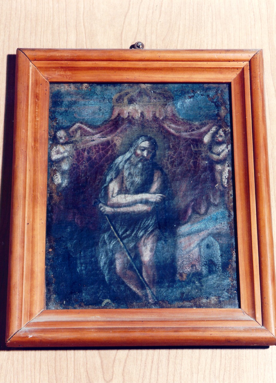 santo eremita (dipinto) - ambito siciliano (sec. XVIII)
