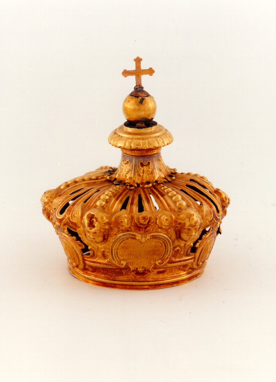 corona da statua, serie - bottega siciliana (sec. XVIII)