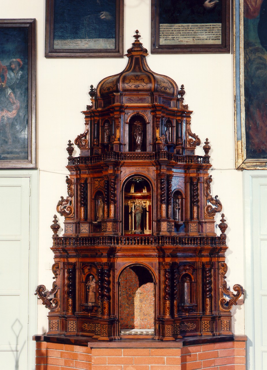 tabernacolo - a tempietto con pianta poligonale - ambito cappuccino (Seconda metà sec. XVIII)