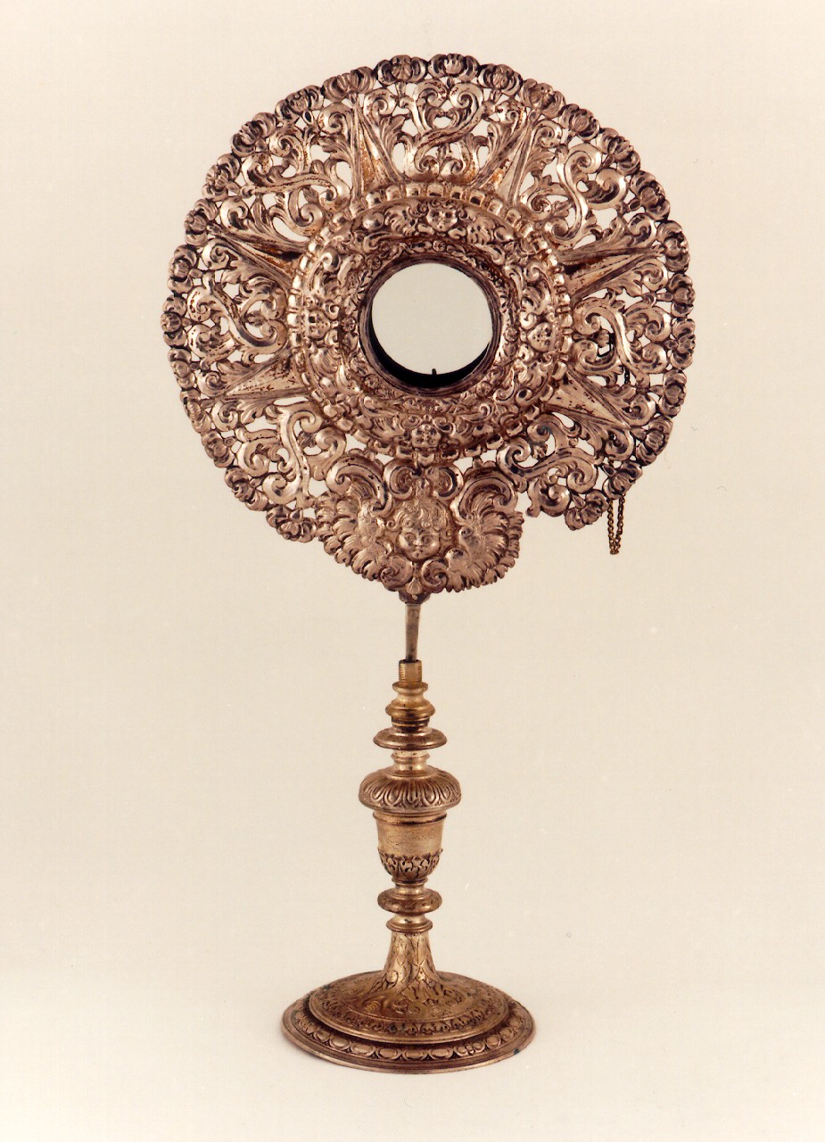 OSTENSORIO - A RAGGIERA - bottega siciliana (Prima metà sec. XVIII, sec. XIX)