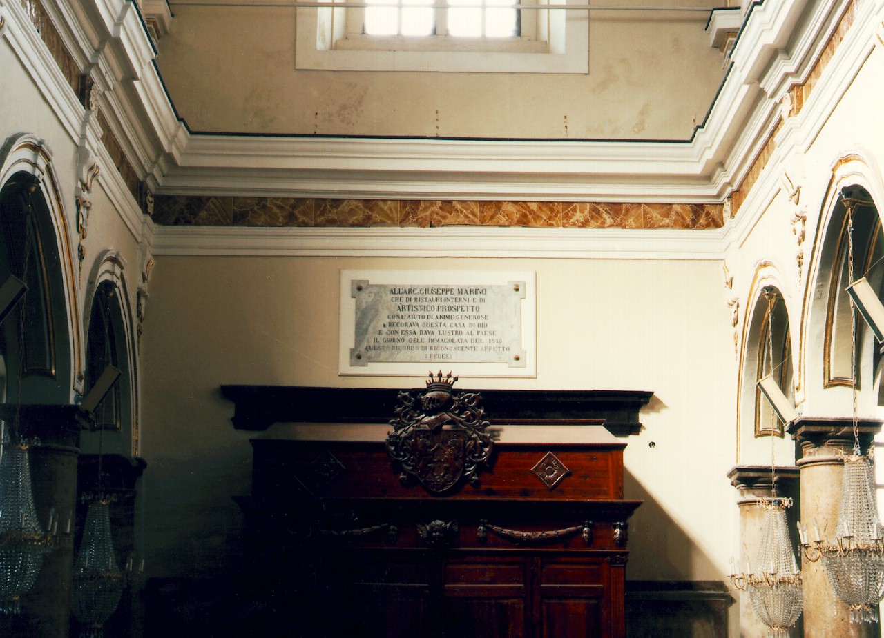 lapide celebrativa - ambito siciliano (sec. XX)