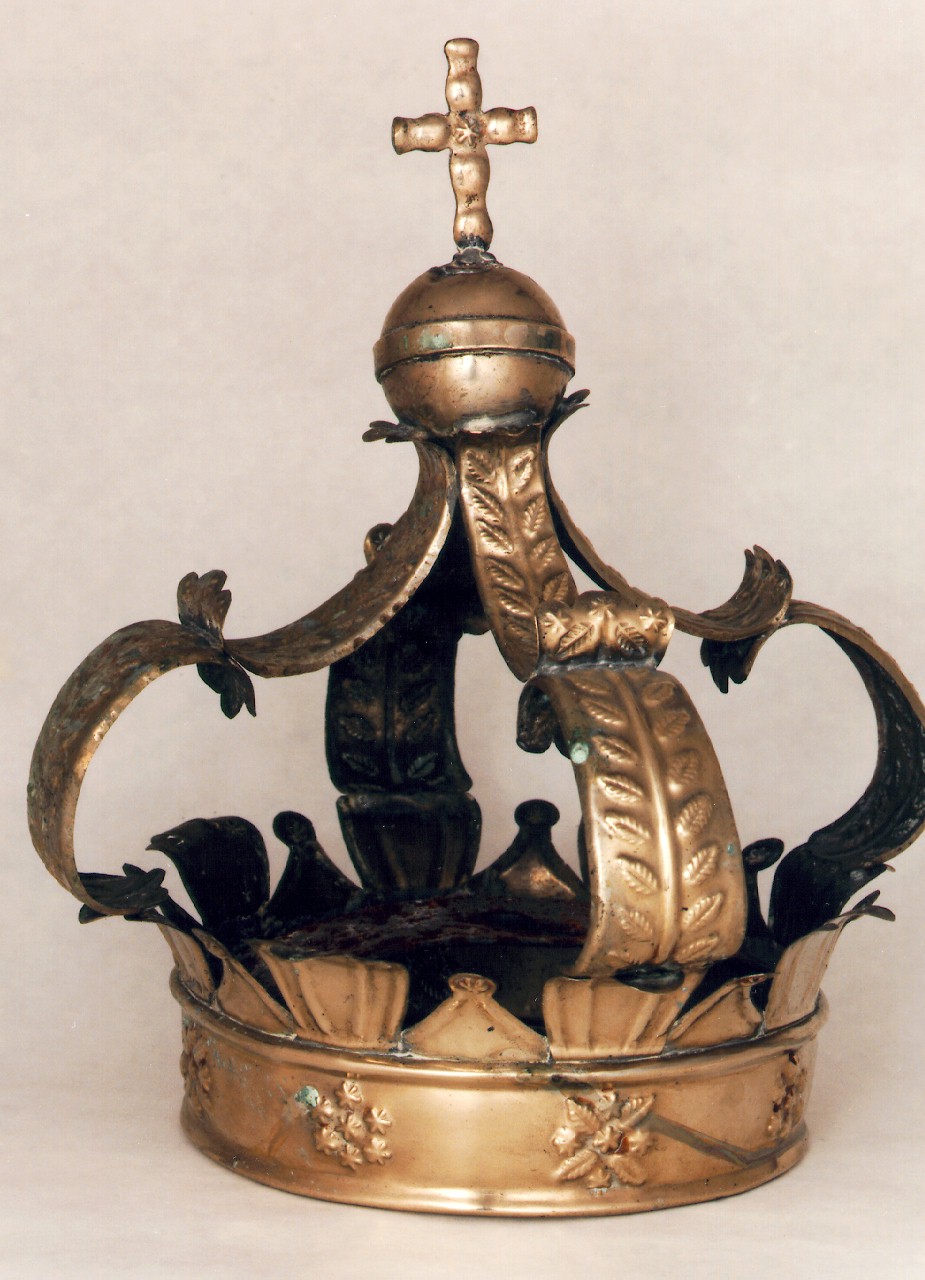 corona da statua, serie - bottega siciliana (Seconda metà sec. XIX)