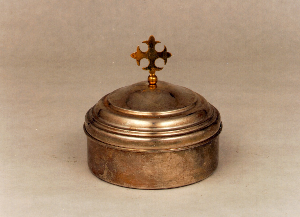 teca eucaristica - bottega siciliana (primo quarto sec. XX)