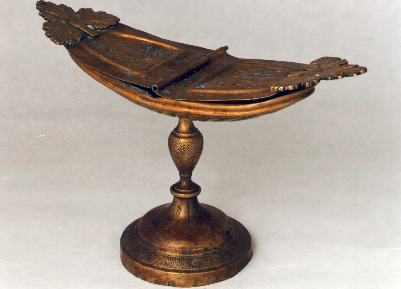 navicella portaincenso - bottega siciliana (Seconda metà sec. XIX)