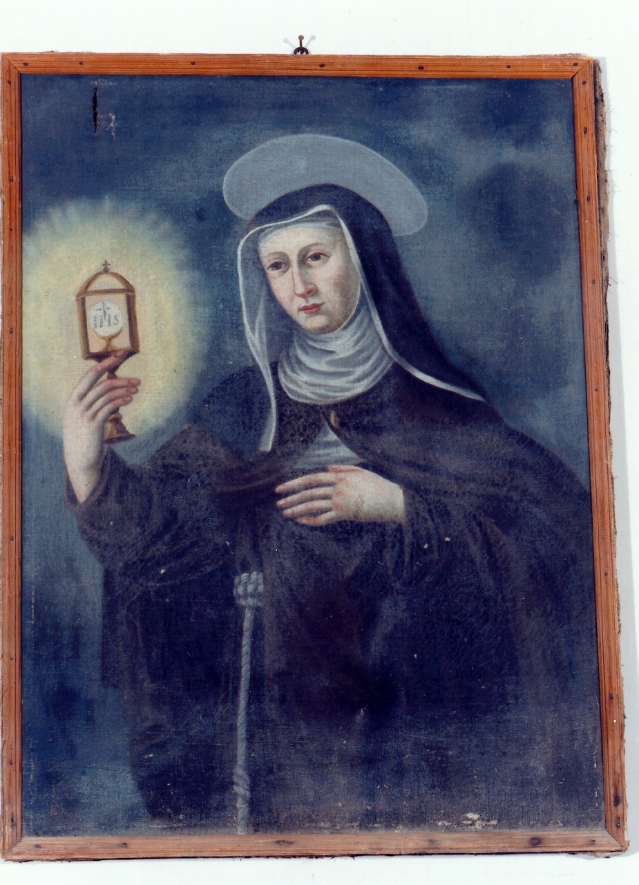 Santa Chiara (dipinto) - ambito siciliano (Seconda metà sec. XIX)