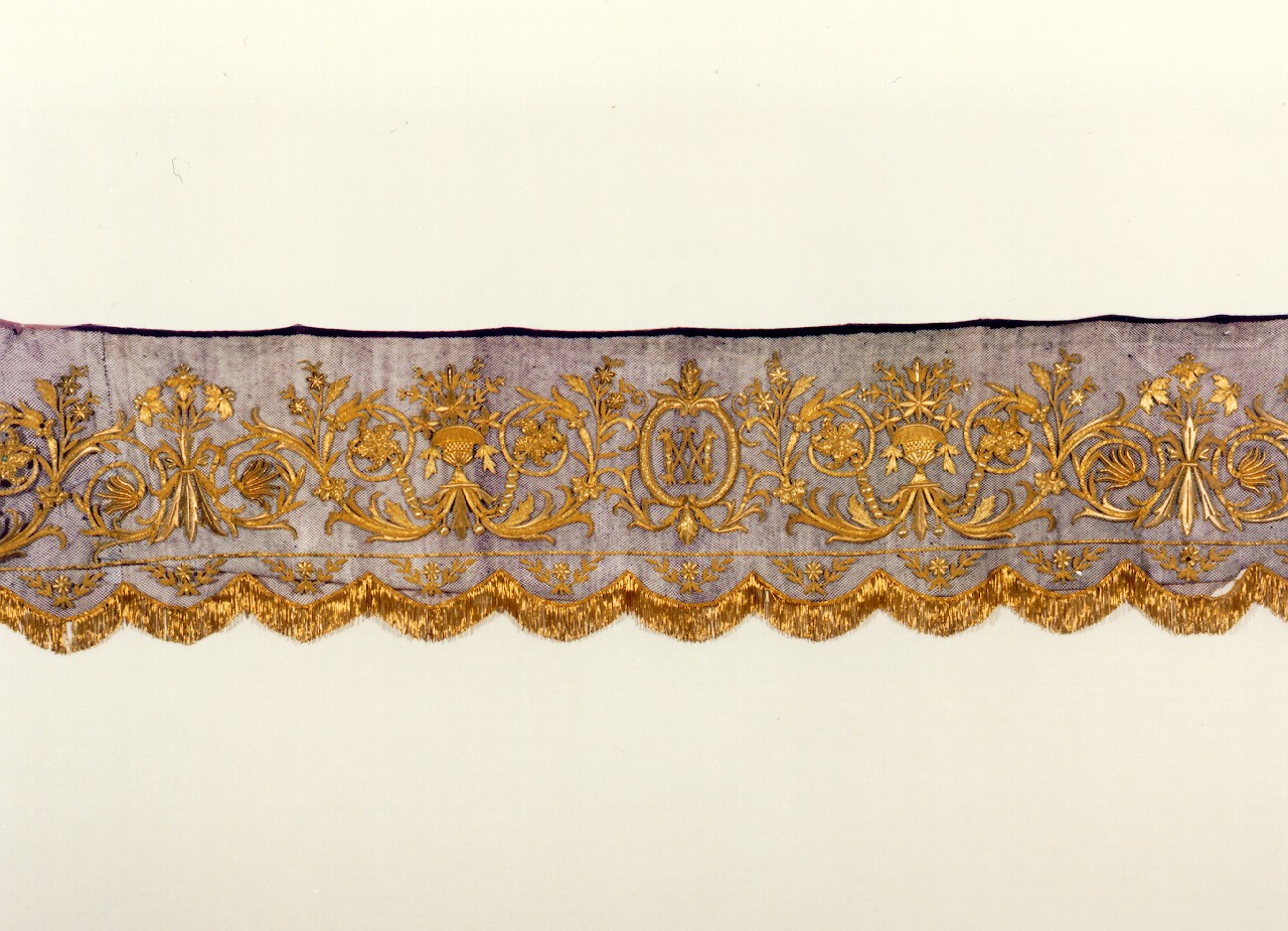 guarnizione di tovaglia d'altare - manifattura siciliana (primo quarto sec. XX)