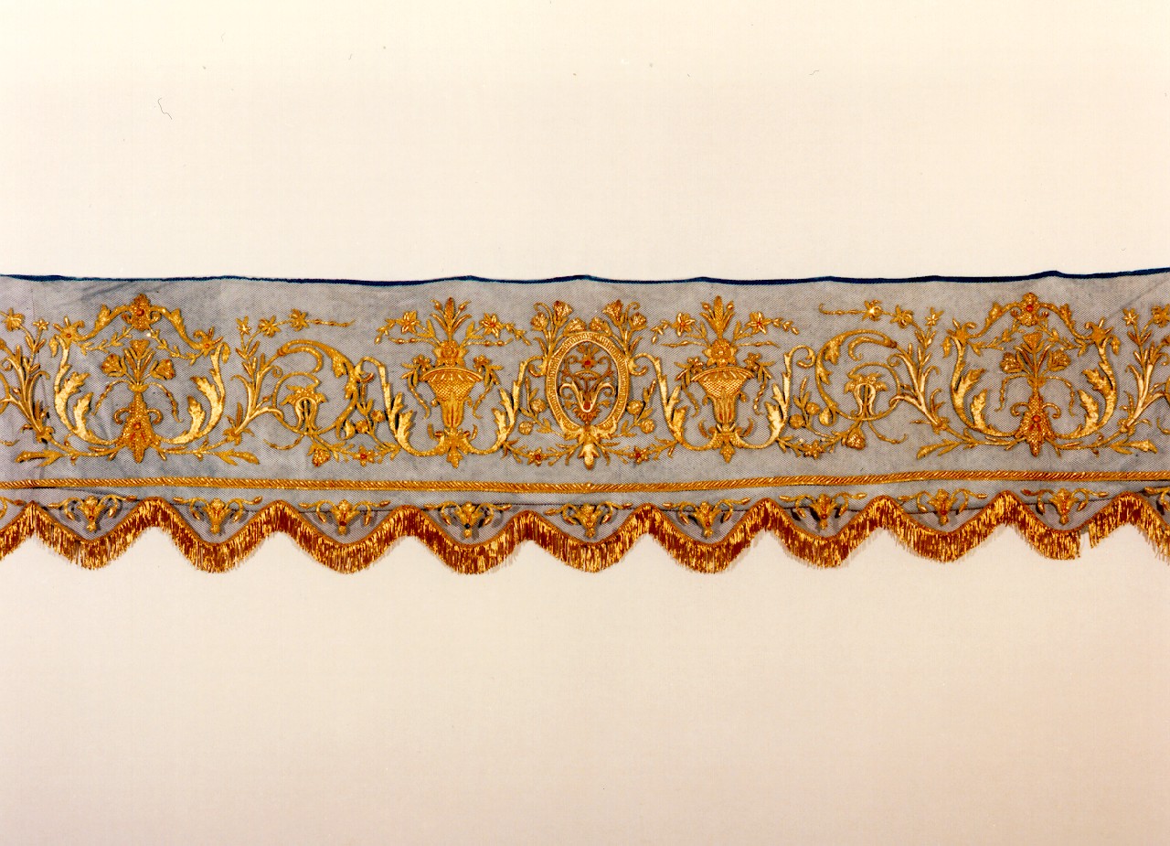 guarnizione di tovaglia d'altare - manifattura siciliana (Seconda metà sec. XIX)