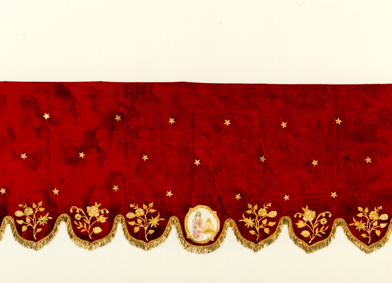 guarnizione di tovaglia d'altare - manifattura siciliana (primo quarto sec. XX)