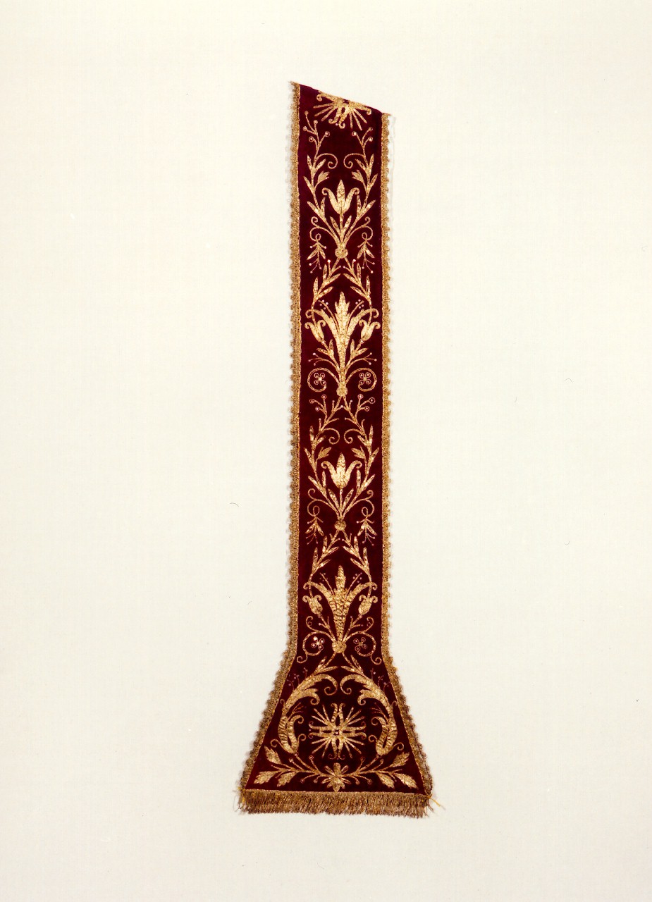 stola - manifattura siciliana (sec. XIX)