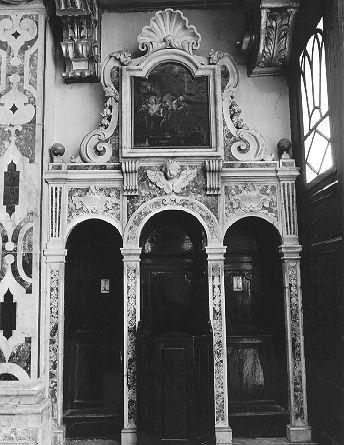 confessionale, serie di Carlini Alberico Clemente (secondo quarto sec. XVIII)