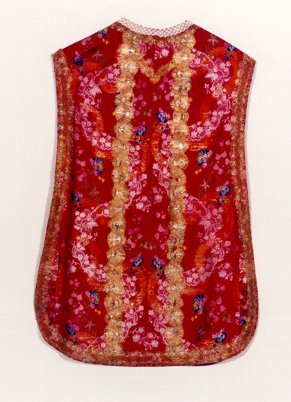 pianeta - manifattura siciliana (ultimo quarto sec. XVIII)