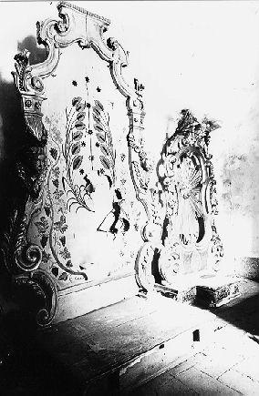 trono per esposizione eucaristica - ambito toscano (fine sec. XVIII)