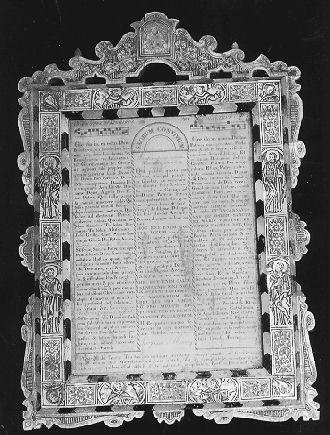 cartagloria - bottega gerosolimitana (fine sec. XVIII)