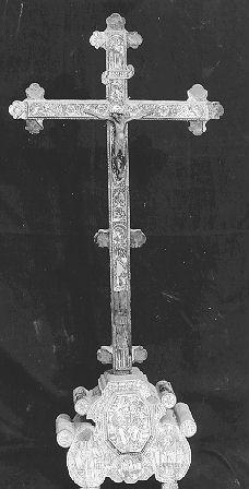 croce d'altare - bottega gerosolimitana (inizio sec. XIX)
