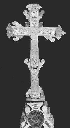 croce d'altare - bottega gerosolimitana (fine sec. XVIII)