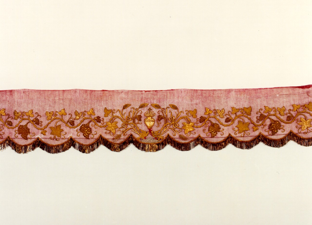 guarnizione di tovaglia d'altare - manifattura siciliana (sec. XIX)