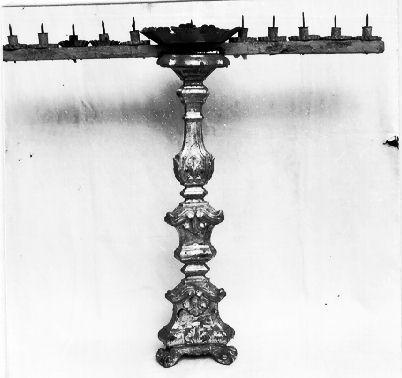 candelabro - ambito toscano (sec. XVIII)