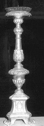 candelabro, serie - bottega toscana (inizio sec. XIX)