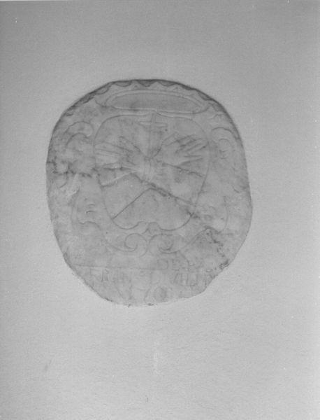 STEMMA DELL'ORDINE FRANCESCANO (rilievo) - bottega italiana (sec. XVIII)