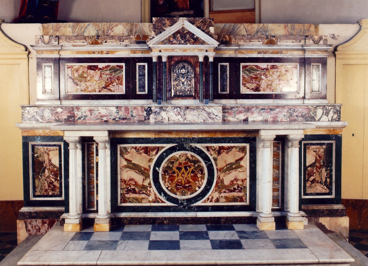 altare maggiore - ambito siciliano (Seconda metà sec. XIX)