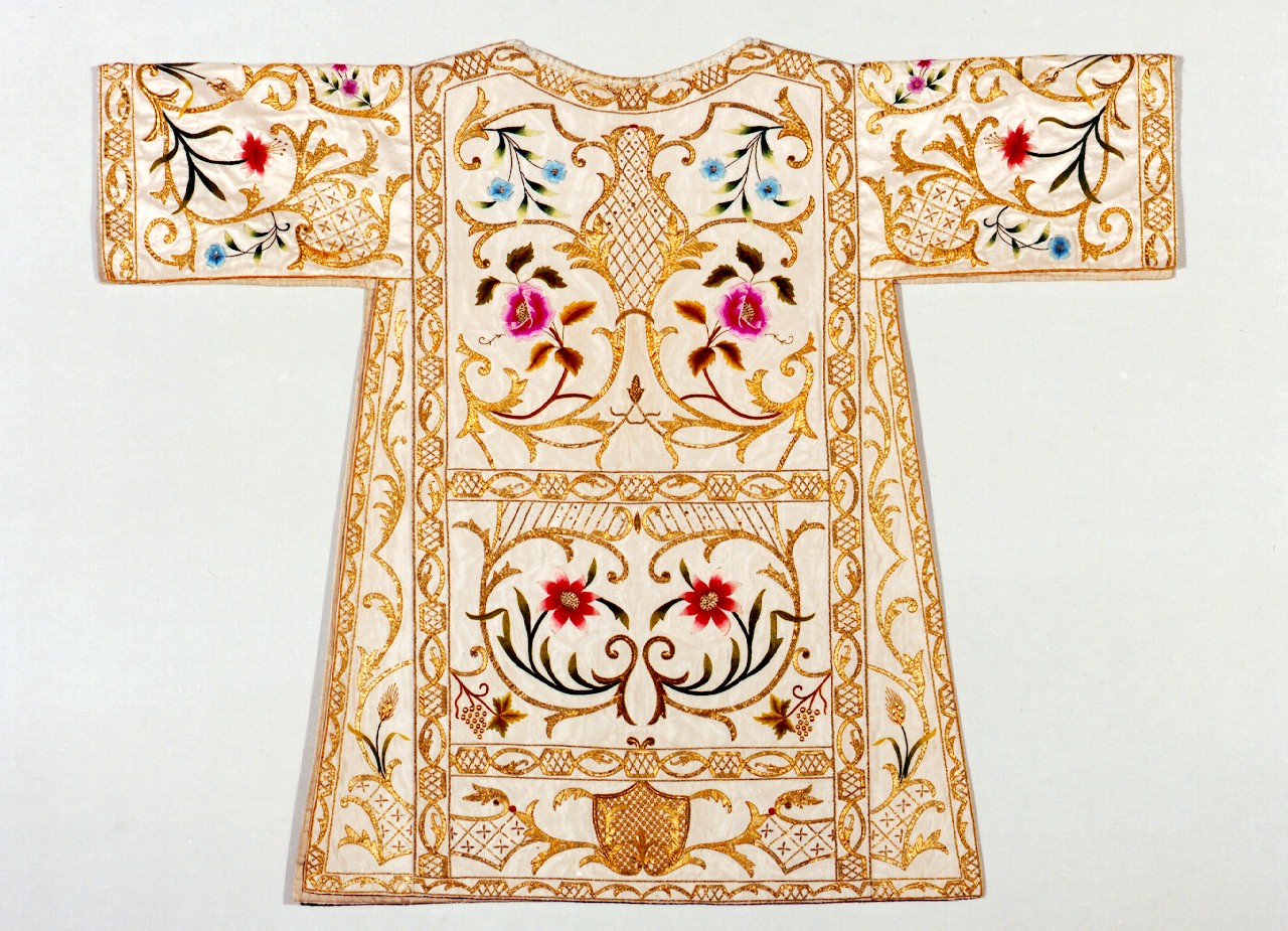 dalmatica, serie - manifattura siciliana (primo quarto sec. XX)